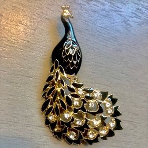 Peacock Brooch